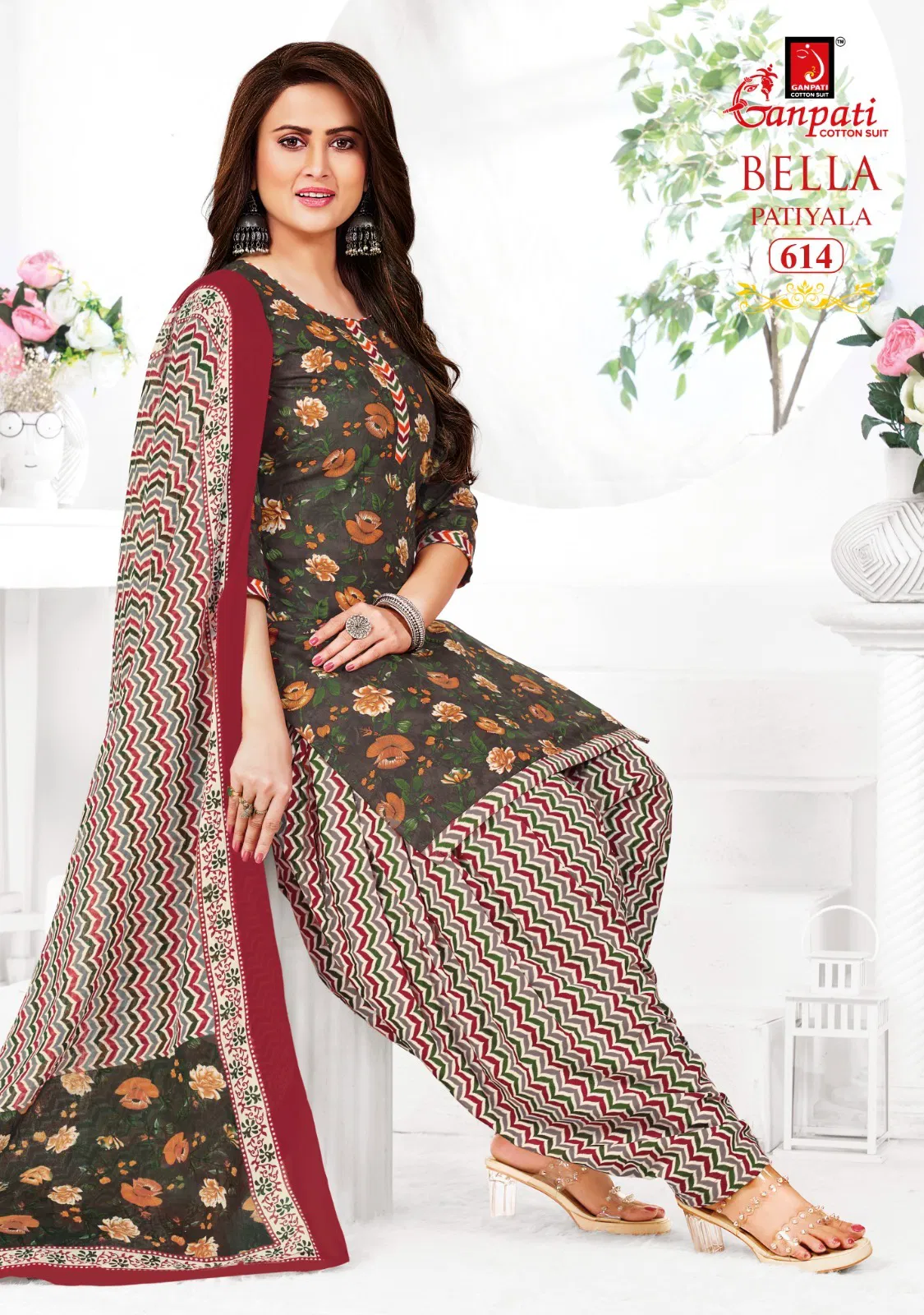 Bella Patiyala Vol 6 By Ganpati Printed Cotton Dress Material Online Wholesale